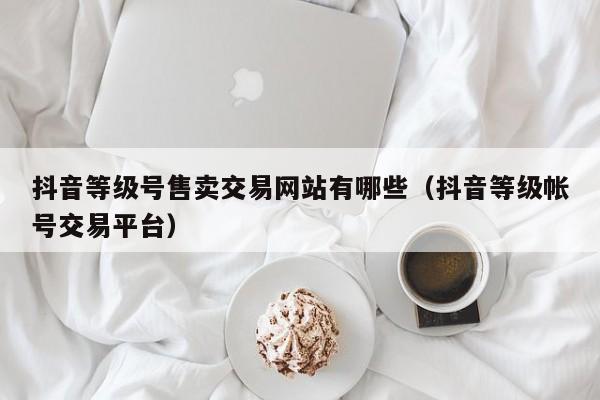抖音等级号售卖交易网站有哪些(抖音等级帐号交易平台) 抖音等级号售卖交易网站有哪些(抖音等级帐号交易平台)(图1)