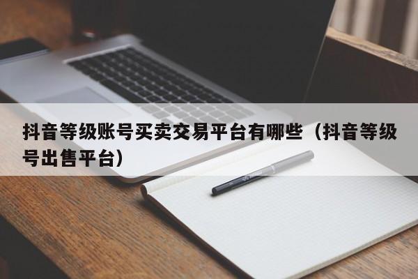 抖音等级账号买卖交易平台有哪些(抖音等级号出售平台) 抖音等级账号买卖交易平台有哪些(抖音等级号出售平台)(图1)