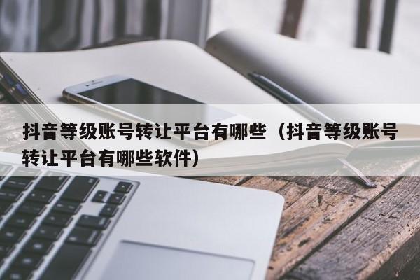 抖音等级账号转让平台有哪些(抖音等级账号转让平台有哪些软件) 抖音等级账号转让平台有哪些(抖音等级账号转让平台有哪些软件)(图1)